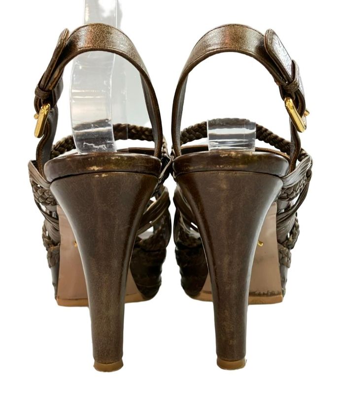 Prada Back Strap Sandals Women's Size 37 (L) Prada