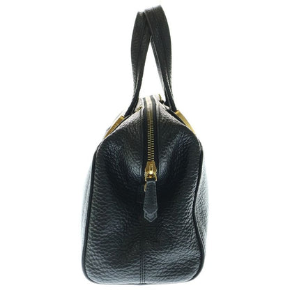 Fendi Chameleon FF Logo Plate Leather 2WAY Hand Shoulder Bag Gold Hardware