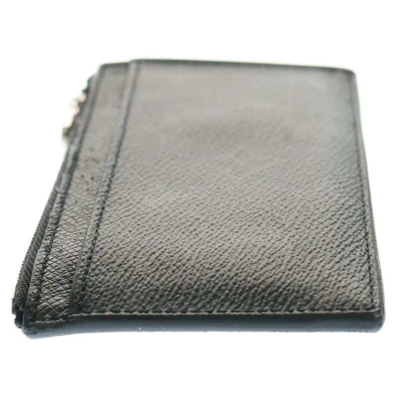 Louis Vuitton Monogram Taiga Lama Noir Black Card Holder Black M30271