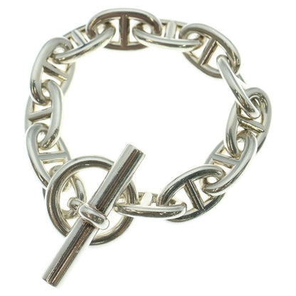 Hermes Chaine D'ancre TGM Chaine D'ancre TGM 12 Chain Bracelet 12link Silver