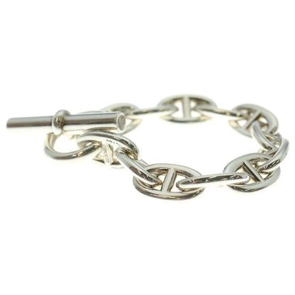 Hermes Chaine D'ancre TGM Chaine D'ancre TGM 12 Chain Bracelet 12link Silver