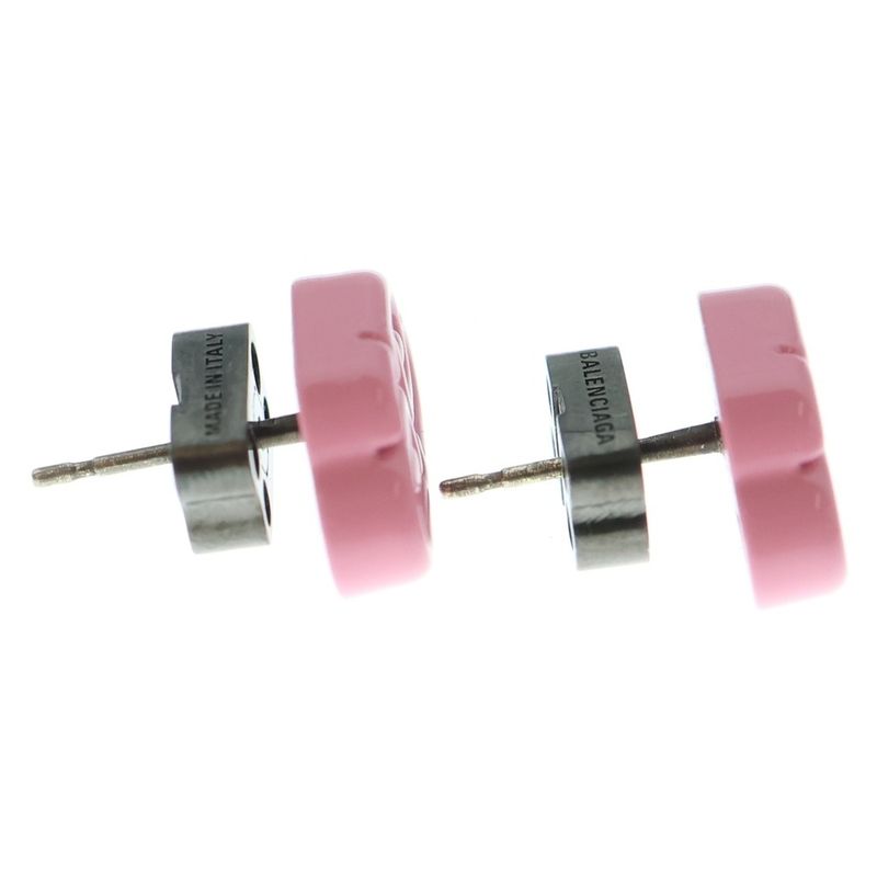 Balenciaga BB Logo Stud Earings BB Logo Stud Earrings Pink