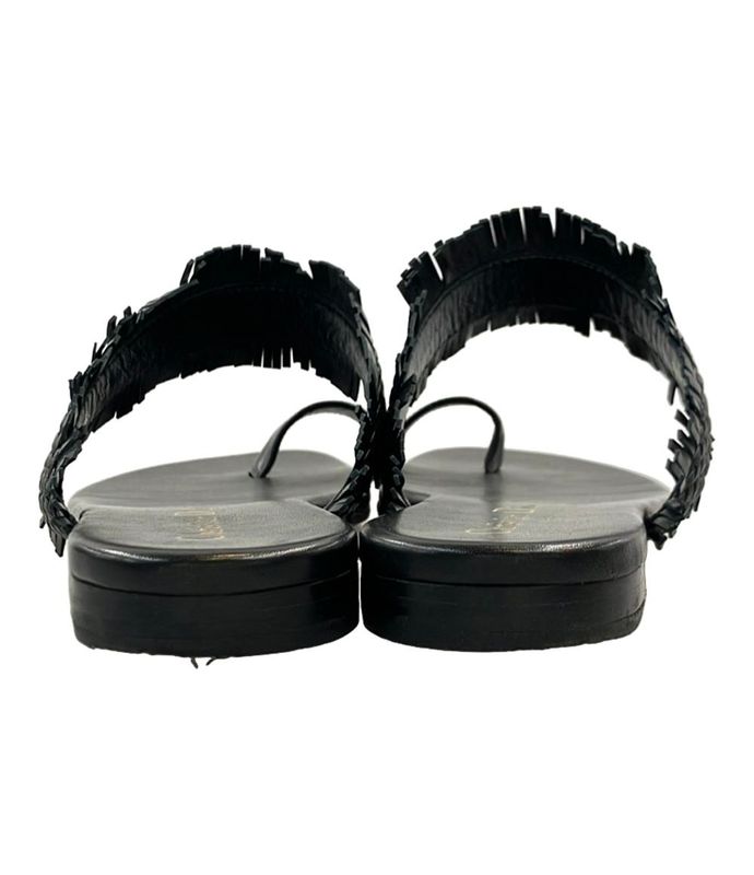 Christian Dior Leather Sandals Lamb Skin Braided Women's SIZE 35 Christian Dior