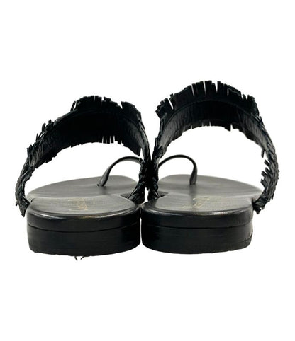 Christian Dior Leather Sandals Lamb Skin Braided Women's SIZE 35 Christian Dior