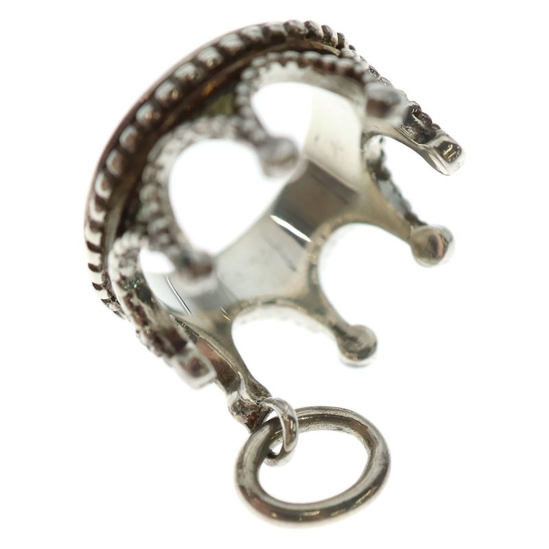 Tiffany & Co Crown Charm Necklace Top Silver Ladies