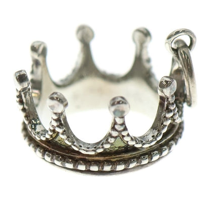 Tiffany & Co Crown Charm Necklace Top Silver Ladies