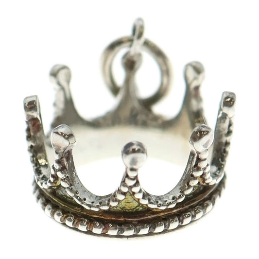 Tiffany & Co Crown Charm Necklace Top Silver Ladies