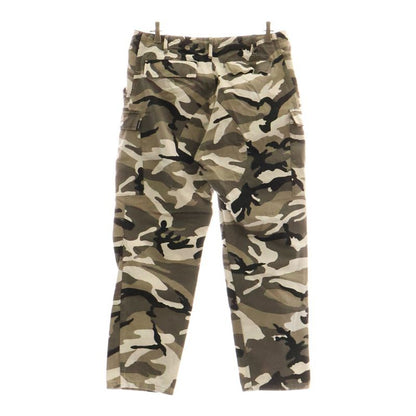 Balenciaga 19SS Army Camo Pants Camouflage Multipocket Army Cargo Pants Grey