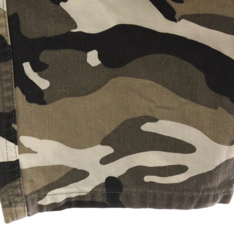 Balenciaga 19SS Army Camo Pants Camouflage Multipocket Army Cargo Pants Grey