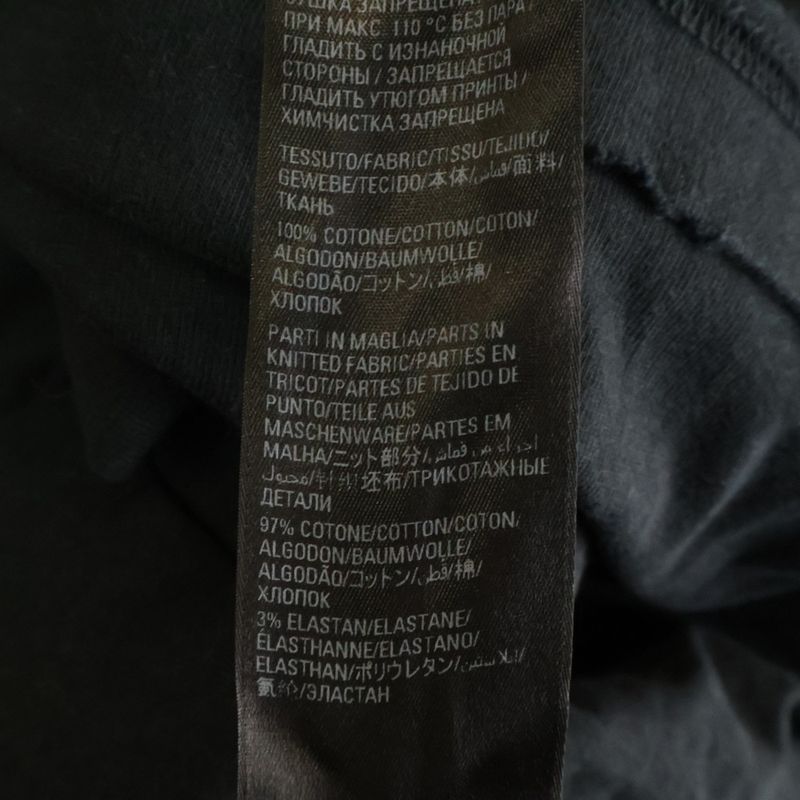 Balenciaga 22SS Metal Oversized LONG Sleeve TEE Metal Logo Print Oversized Long