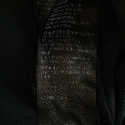 Balenciaga 22SS Metal Oversized LONG Sleeve TEE Metal Logo Print Oversized Long