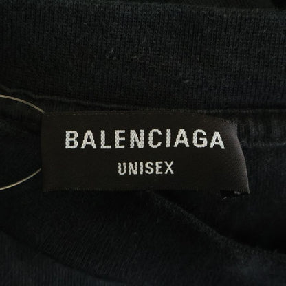 Balenciaga 22SS Metal Oversized LONG Sleeve TEE Metal Logo Print Oversized Long