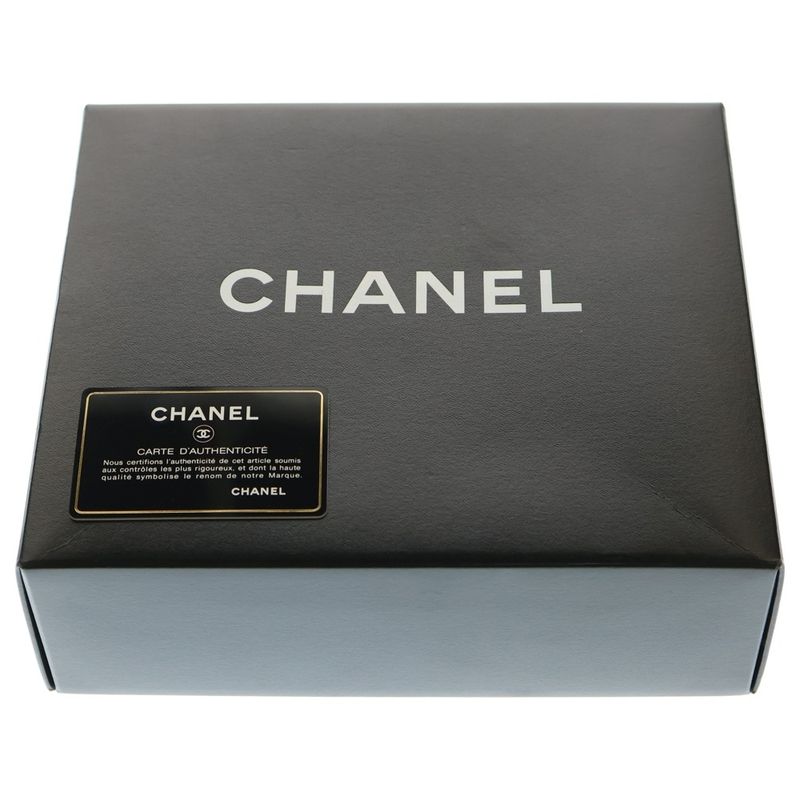 Chanel Mini Matelasse 20 Chain Shoulder Bag Navy Caviar Skin Silver Hardware