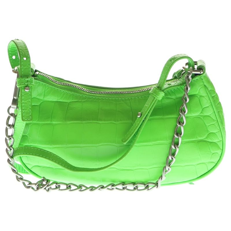 Balenciaga Lucagore Shoulder Bag Green Leather 695814