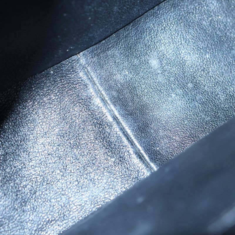 Chanel Chevron V-stitch Chain Shoulder Bag Caviar Skin Black Gold Hardware