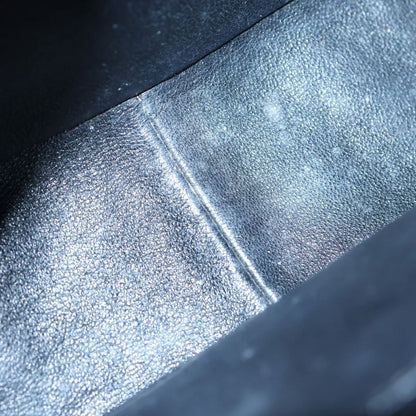 Chanel Chevron V-stitch Chain Shoulder Bag Caviar Skin Black Gold Hardware