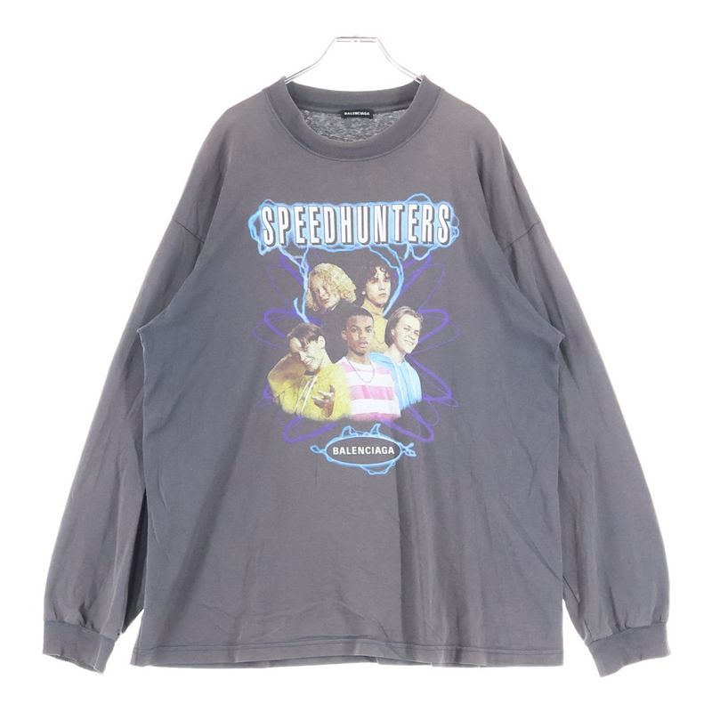 Balenciaga 18AW Speedhunters Oversized Long Sleeve T-shirt Speedhunters Long
