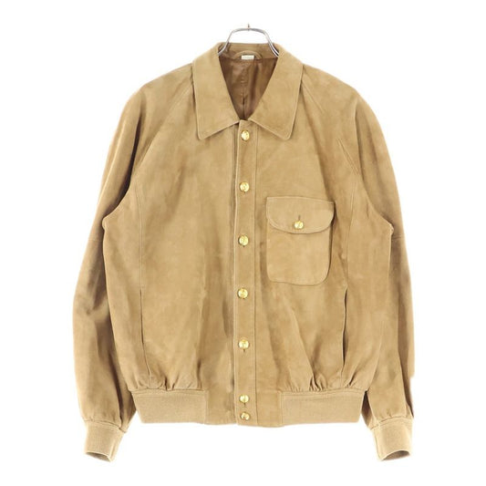 Gucci Tropical Suede Blouson Jacket Brown 624734 Xnakk