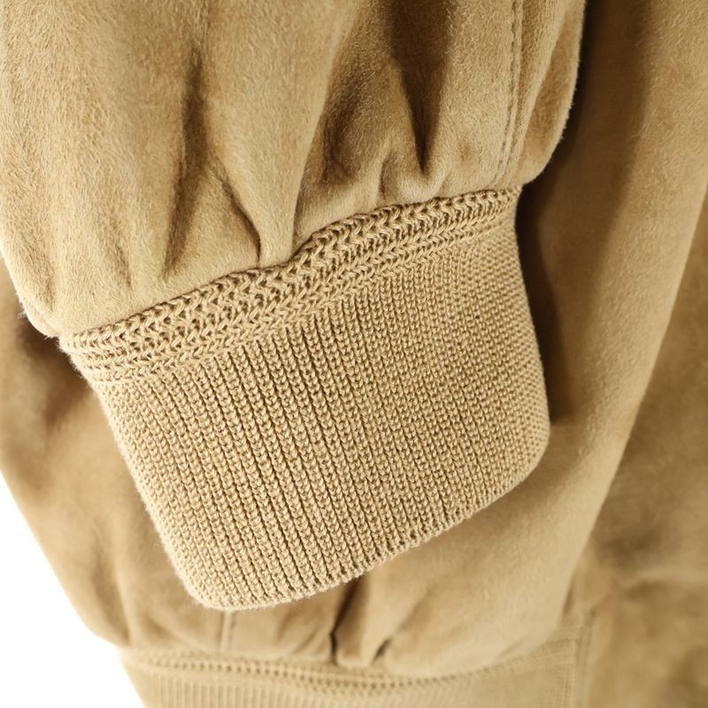 Gucci Tropical Suede Blouson Jacket Brown 624734 Xnakk