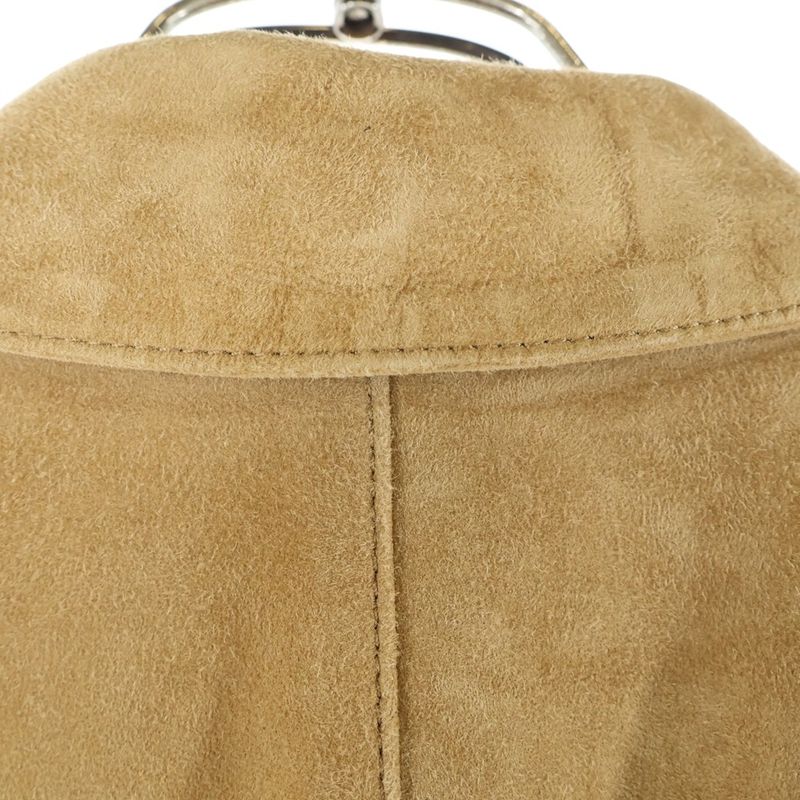 Gucci Tropical Suede Blouson Jacket Brown 624734 Xnakk