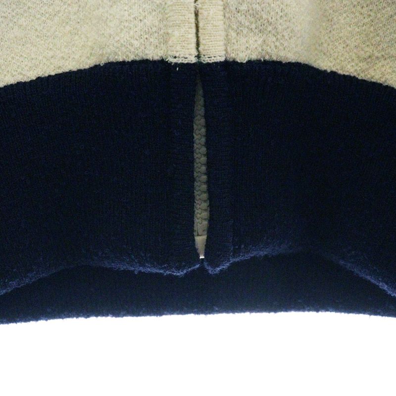 Christian Dior Ja'dior Love Back Jacquard Wool Knit Zip Up Jacket Blouson