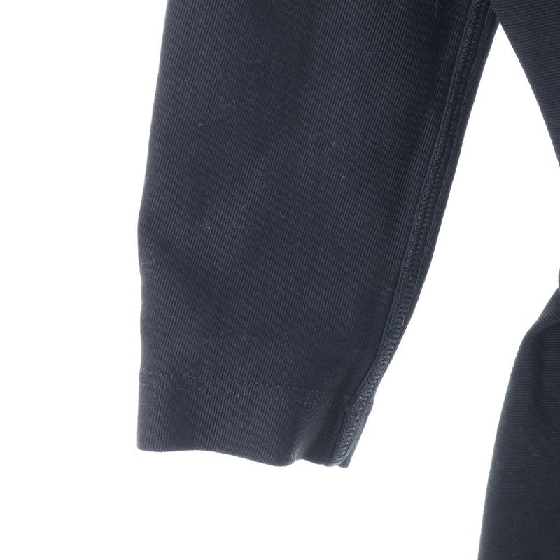 Fendi FF Logo Buckle Belt V-neck Wool Knit Half Sleeve Half Sleeve Long Dress