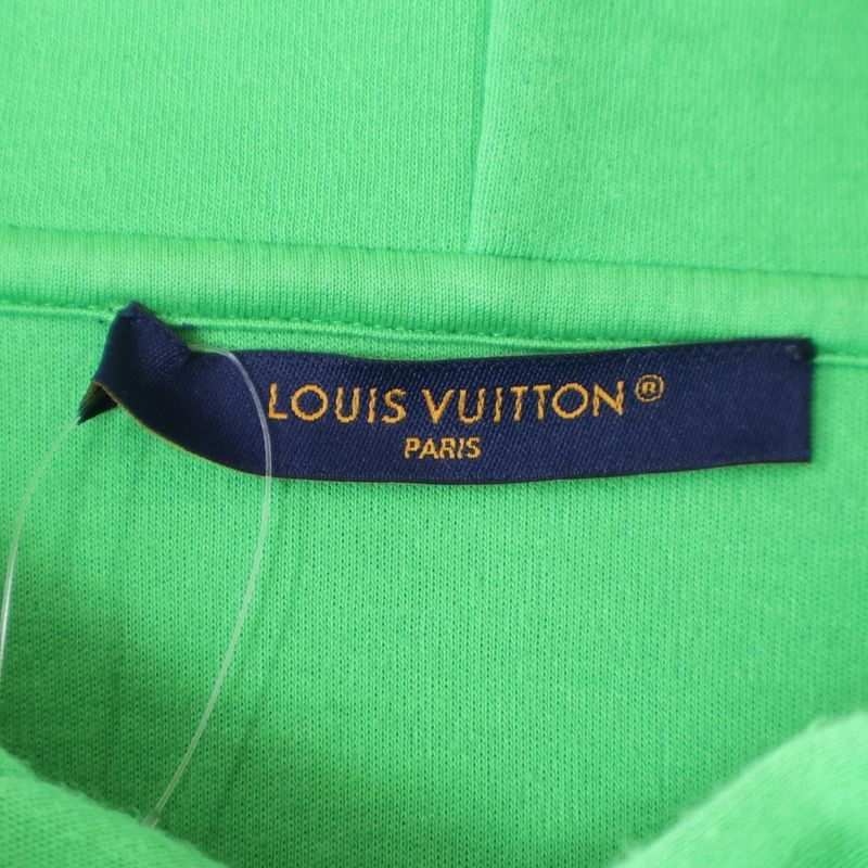 Louis Vuitton 23AW Monogram Flower Stopper Sweatshirt Pullover Hoodie Green