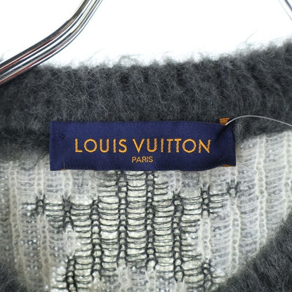 Louis Vuitton 19AW USA Flag Mohair Knit Sweater Gray Rm192 RIS Hhn98w