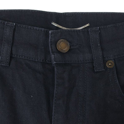 Saint Laurent Paris Crash Skinny Crushed Skinny Denim With Button Logo Imprint