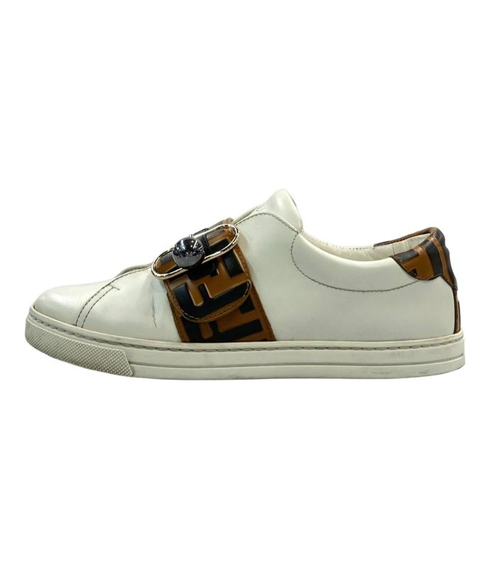Fendi Low Cut Sneakers Zucca Pattern Women's Size 36 (M) Fendi
