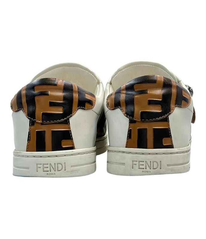 Fendi Low Cut Sneakers Zucca Pattern Women's Size 36 (M) Fendi