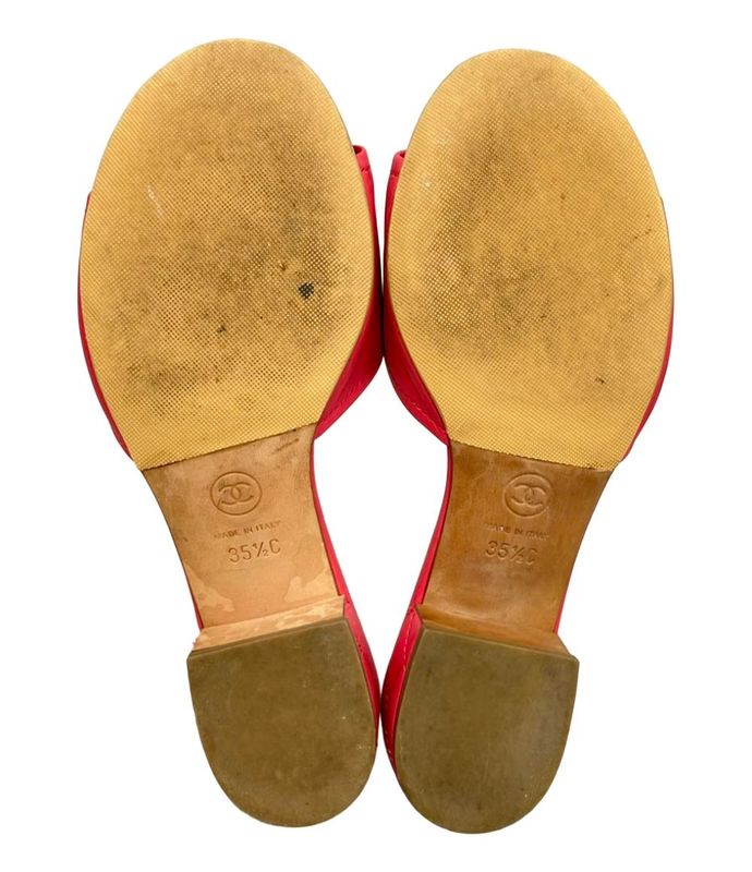 Chanel Mule Sandals Matelasse Le Women SIZE 35.5 23cm (9.06in) Chanel