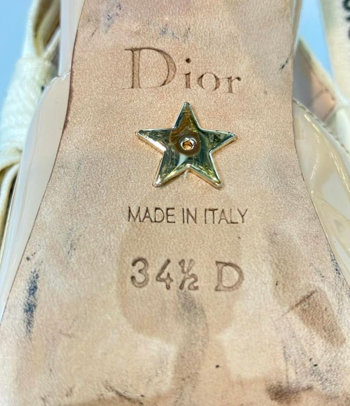 Christian Dior Mules Sandals Women's Size 34 1/2 (XS) Christian Dior