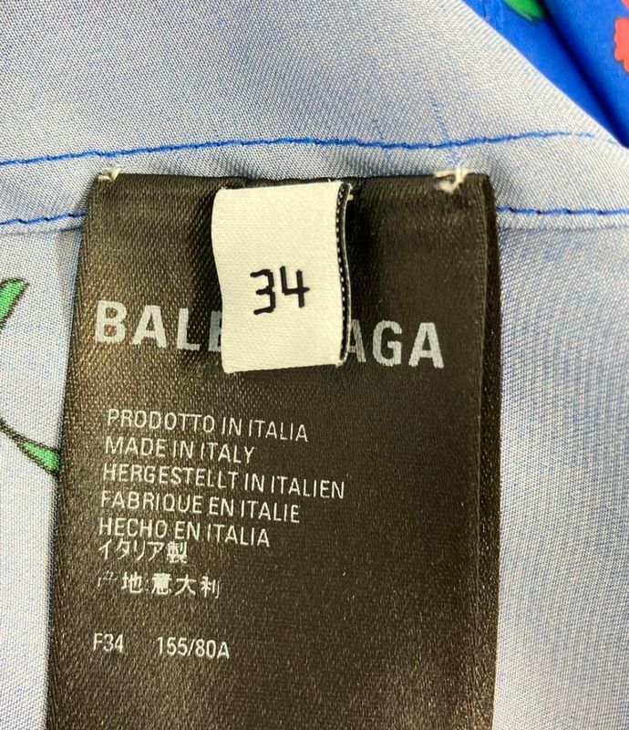 Balenciaga Long Sleeve Blouse Ca00985-Ca63081 Women's Size 34 (S) Balenciaga