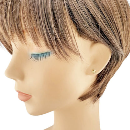 Tiffany & Co Cross Stitch Earrings 18k Gold 18K Yellow Gold Ladies Tiffany & Co