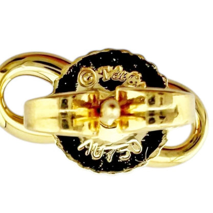 Tiffany & Co Infinity Earrings 18k Gold 18K Yellow Gold Ladies Tiffany & Co