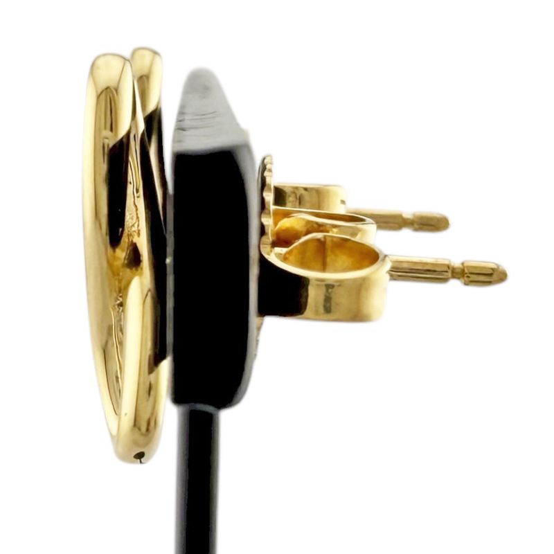 Tiffany & Co Infinity Earrings 18k Gold 18K Yellow Gold Ladies Tiffany & Co