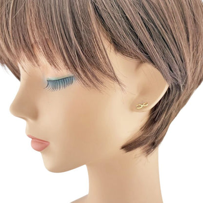 Tiffany & Co Infinity Earrings 18k Gold 18K Yellow Gold Ladies Tiffany & Co