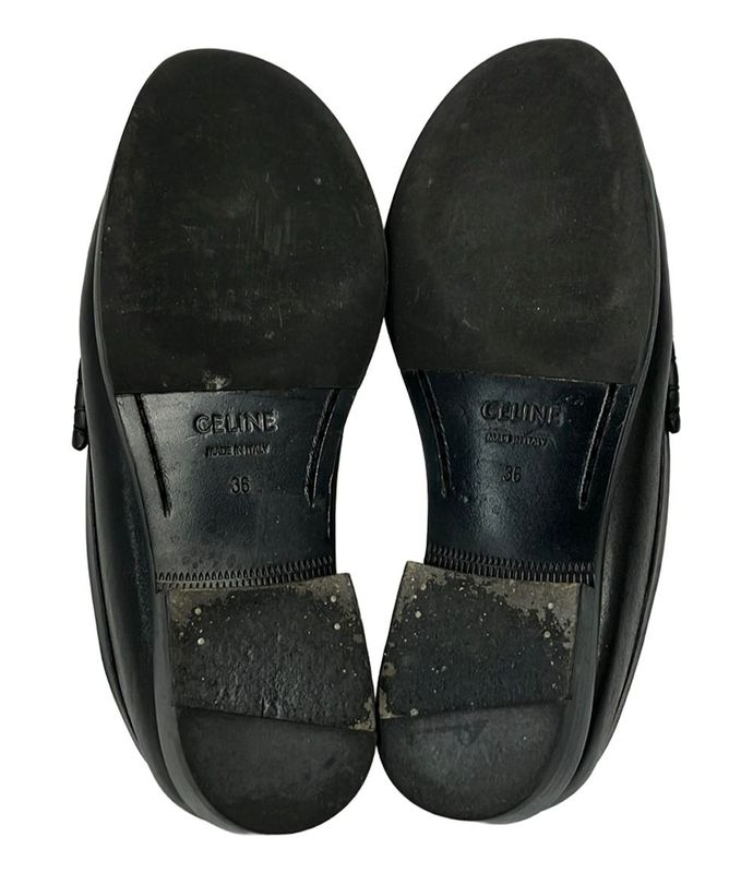 Celine Loafer Triomphe Chain Women's Size 36 (M) Celine