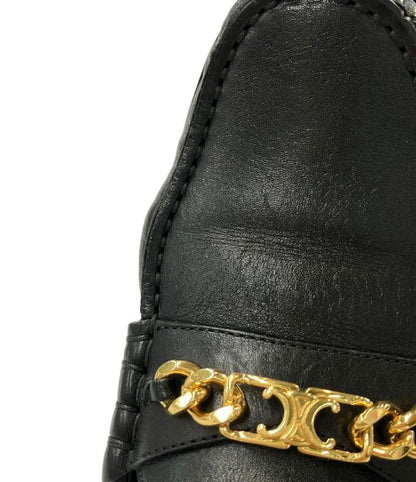 Celine Loafer Triomphe Chain Women's Size 36 (M) Celine
