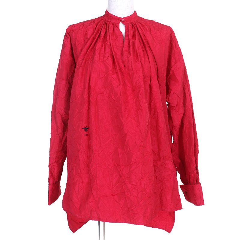 Christian DIOR 2024 411b34a2450 Logo Embroidery Technical Silk Taffeta