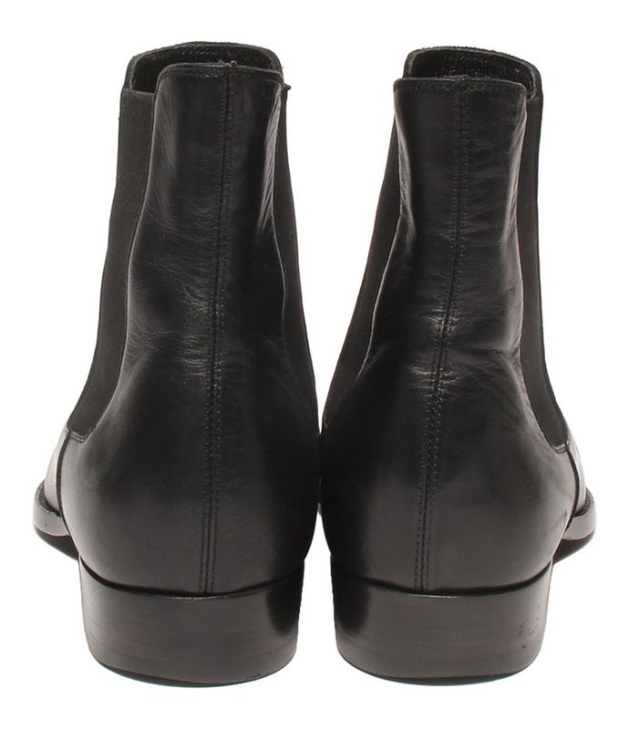 Saint Laurent Side Gore Boots Short Boots Men's SIZE 39.5 (XS) Saint Laurent