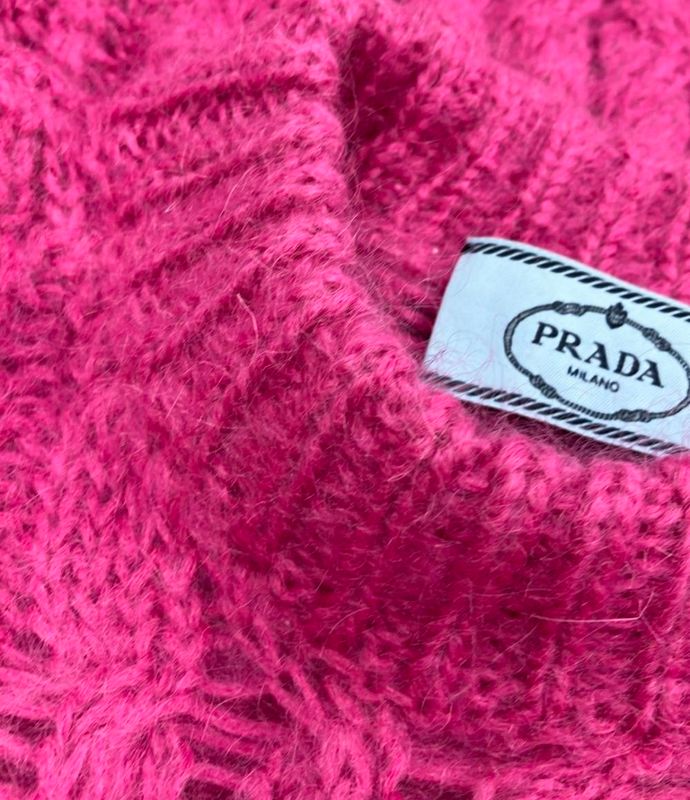 Prada Long Sleeve Knit Mohair Women's Size 36 (XS) Prada