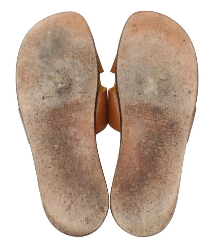 Hermes Flat Sandals Izmir Sandals H Logo 41141zh Men's Hermes