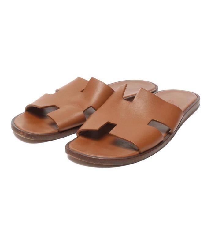 Hermes Flat Sandals Izmir Sandals H Logo 41141zh Men's Hermes