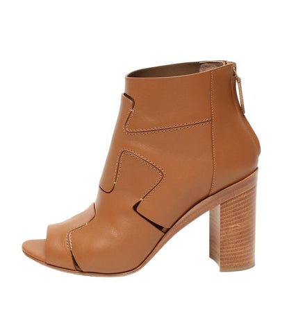 Hermes Short Summer Boots Women's Size 37 1/2 Hermes