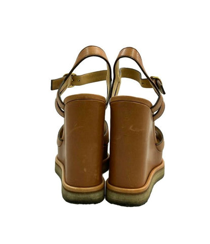 Celine Wedge Sole Sandals Women's Size 37 (L) Celine