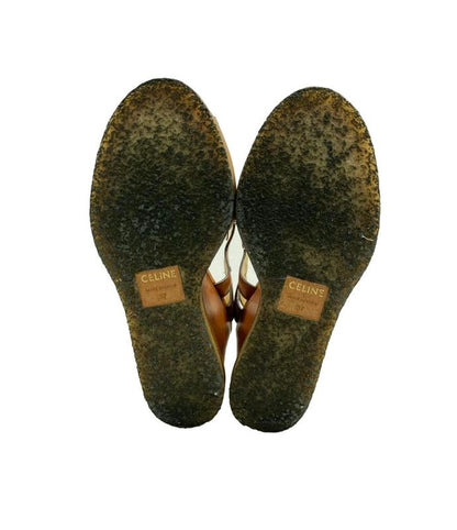 Celine Wedge Sole Sandals Women's Size 37 (L) Celine