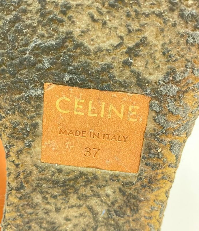 Celine Wedge Sole Sandals Women's Size 37 (L) Celine