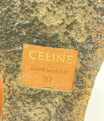 Celine Wedge Sole Sandals Women's Size 37 (L) Celine